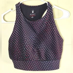 Women's Spyder Racerback Sports Bra, Size Medium
